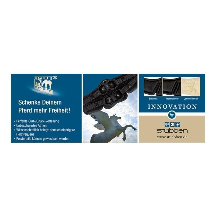Stollenschutzgurt Equi-Soft Leder - schwarz Stollenschutzgurt Equi-Soft Leder - schwarz