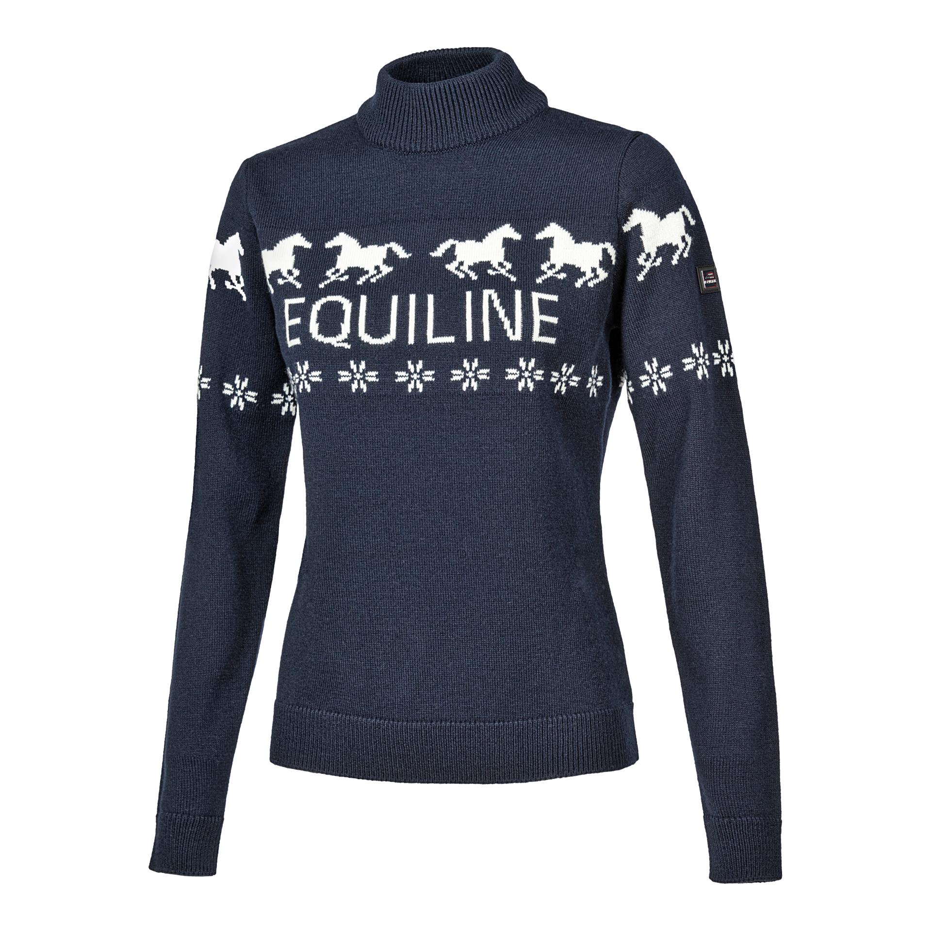 Rollkragenpullover Rudolph Damen - blue