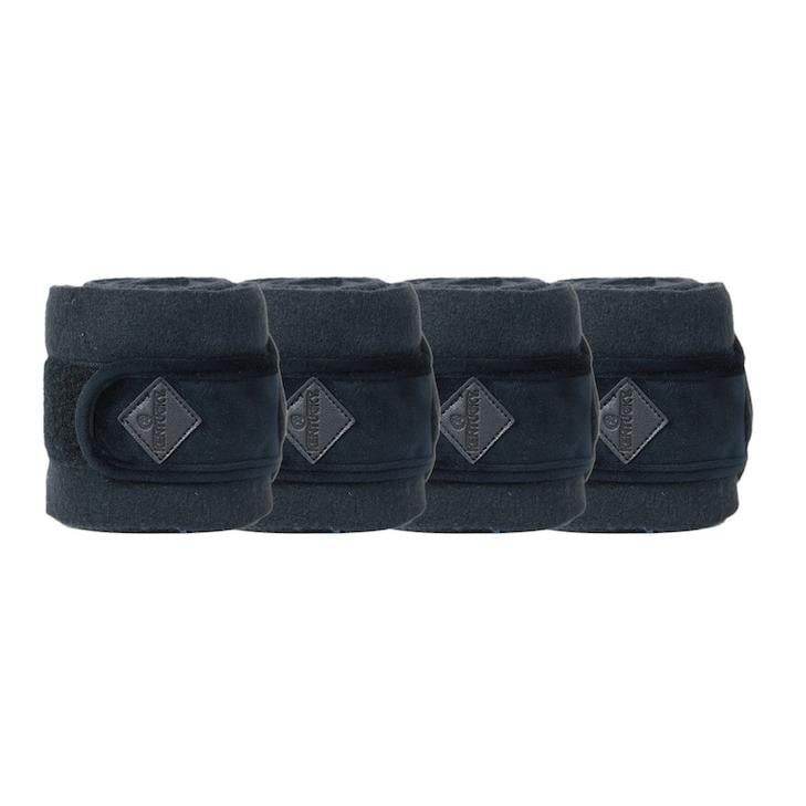 Polarfleecebandagen Basic Velvet samt - schwarz