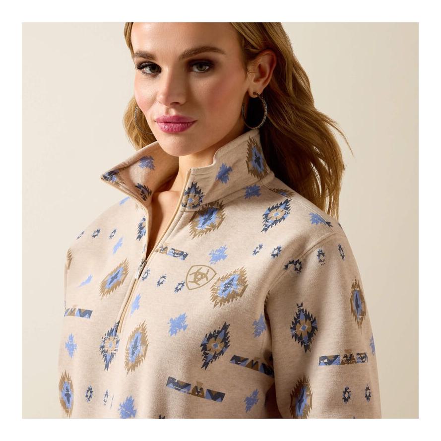 Ariat Sweatshirt 1/2 Zip Sapphire Damen