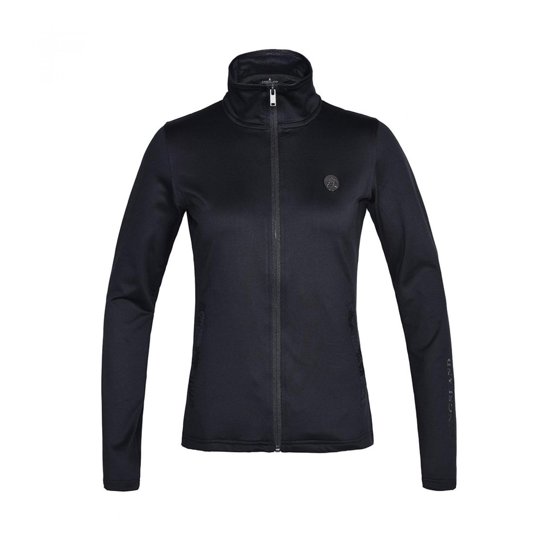 Fleecejacke KLMakena Damen - black