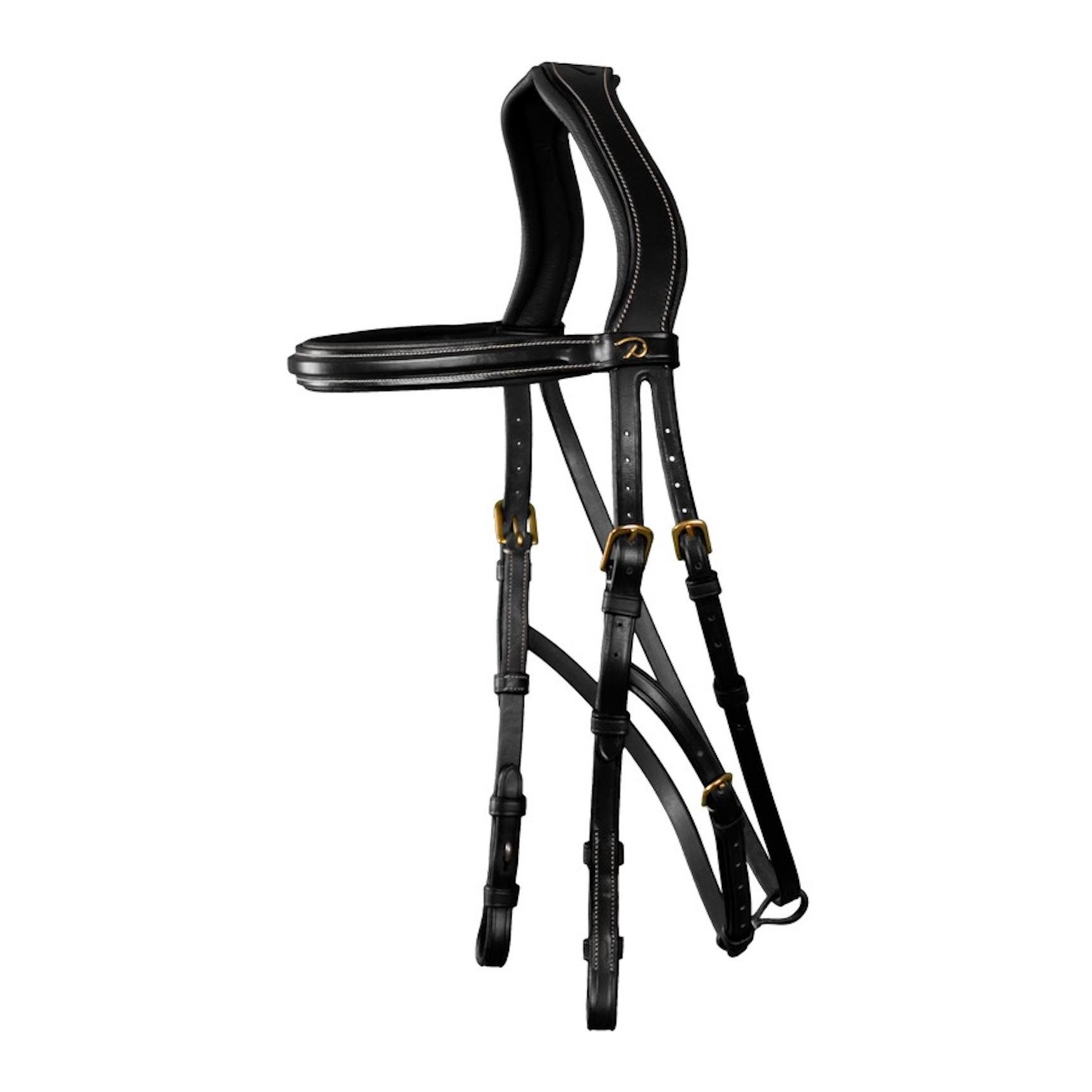 Zaum Hackamore Dy'on Collection - schwarz