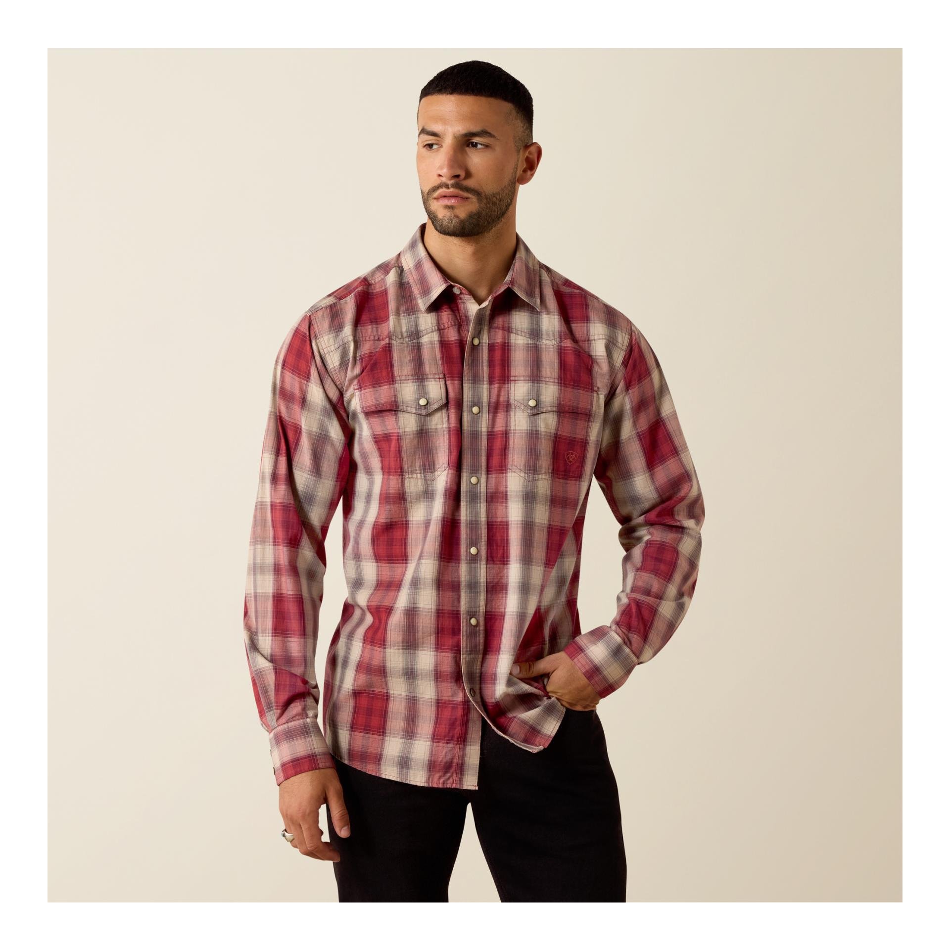 Ariat Chemise Retro Hawthorne Snap