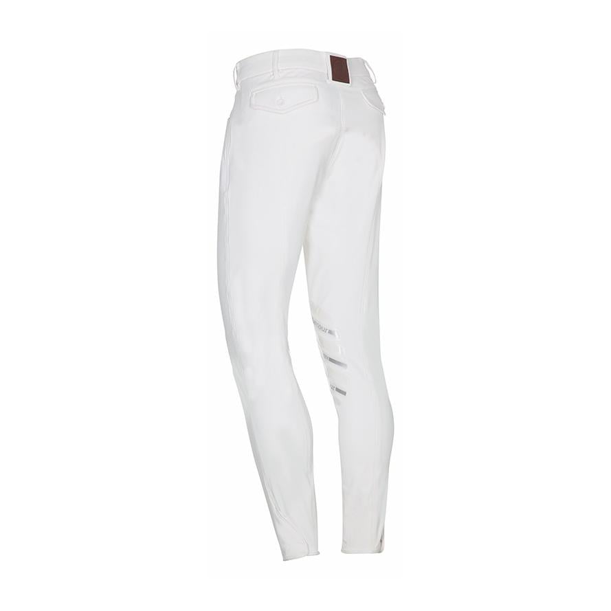 Pantalon d’équitation Costa – pour hommes – basanes genoux – blanc