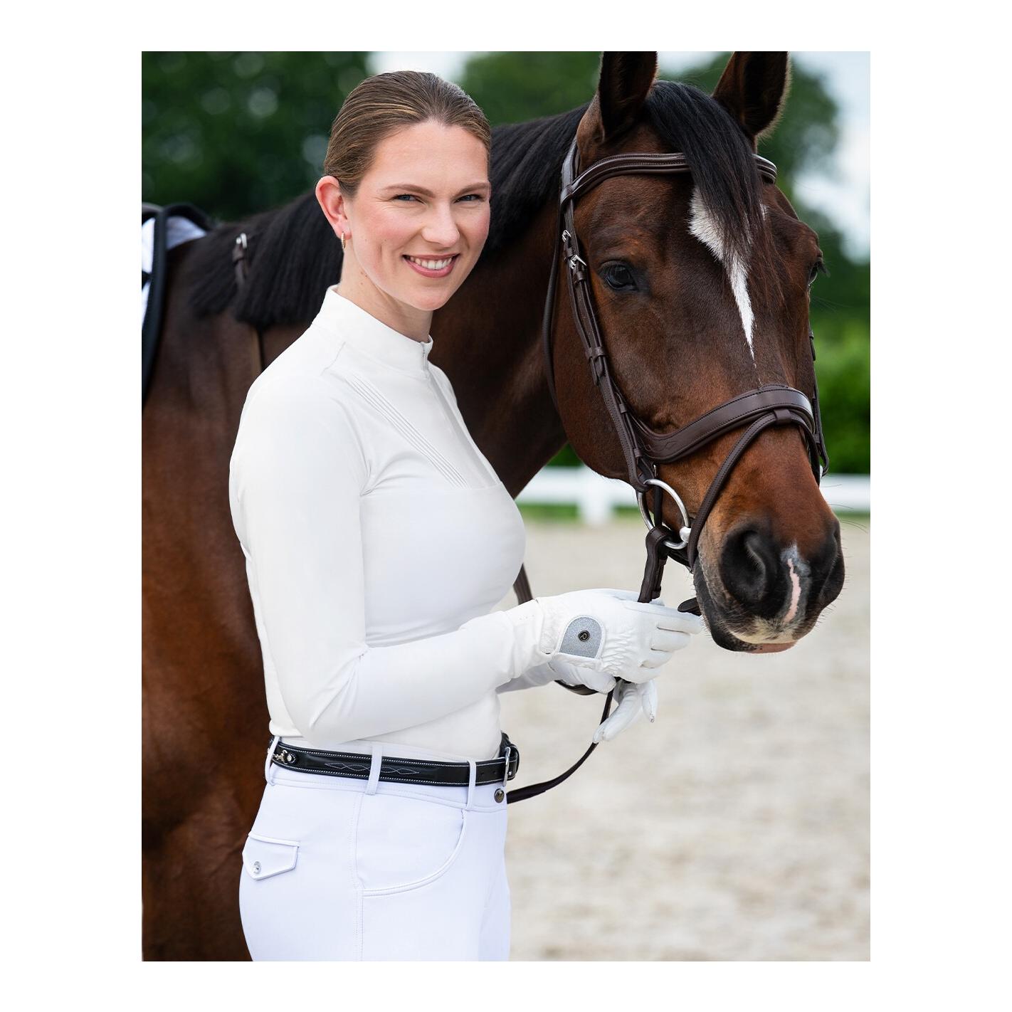 QHP Turniershirt lange Ärmel Vaila