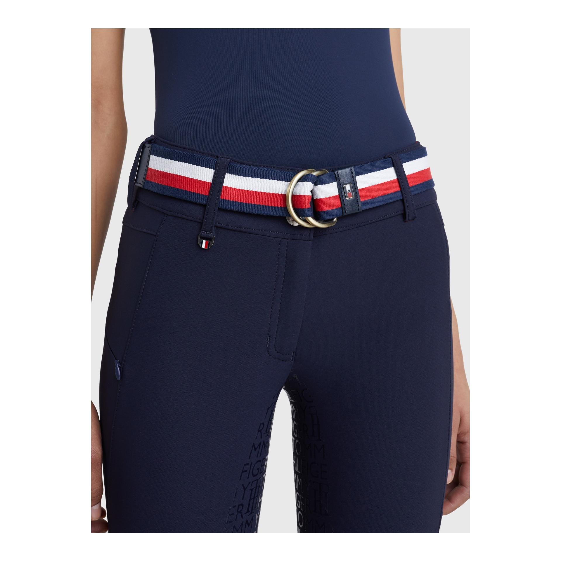 Gewobener Gürtel TH Global Stripe