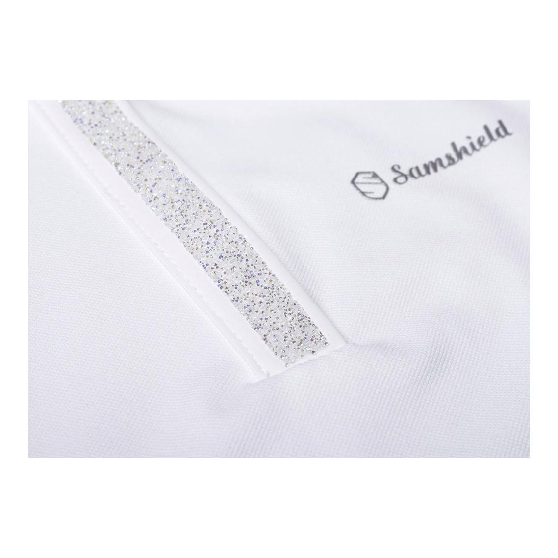 Turniershirt Agathe ärmellos Damen - weiss Turniershirt Agathe ärmellos Damen - weiss