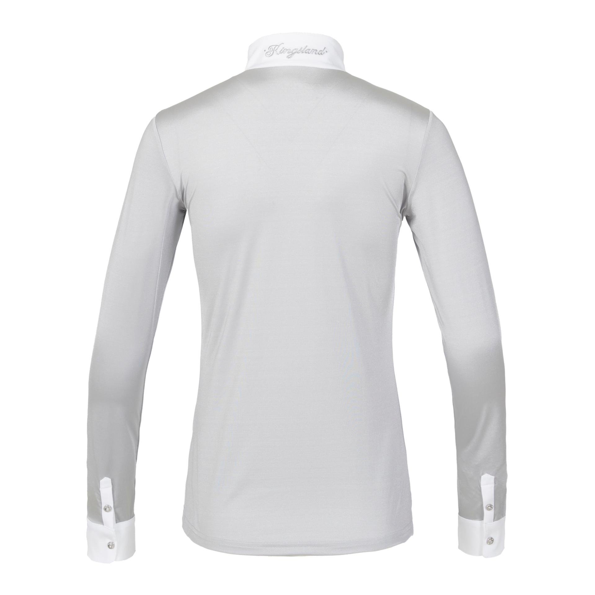 Turniershirt langarm KLOnna Damen - silver