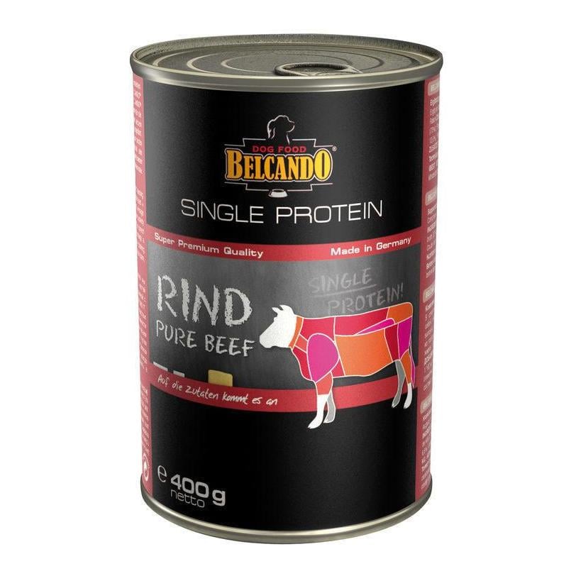 Nourriture humide pure au bœuf sans additifs artificiels boîte de 400 g