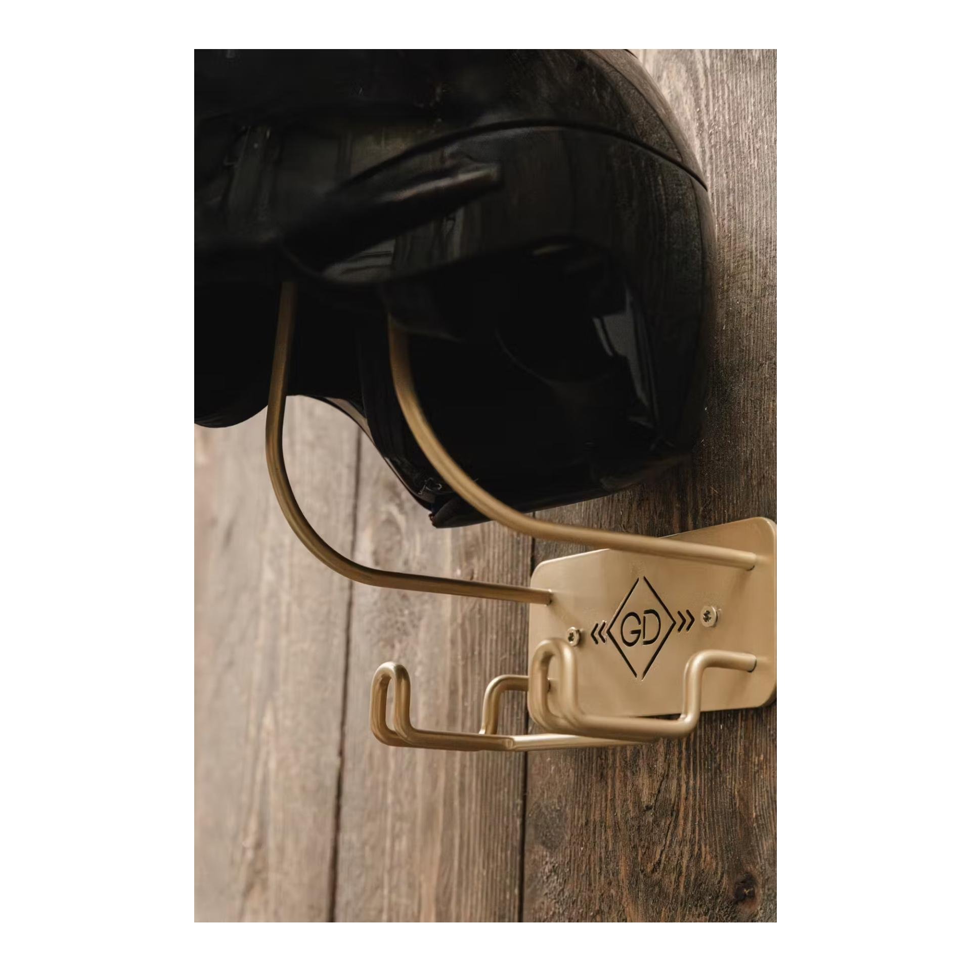 Reithelm Halter mit haken Stahl Reithelm Halter mit haken Stahl