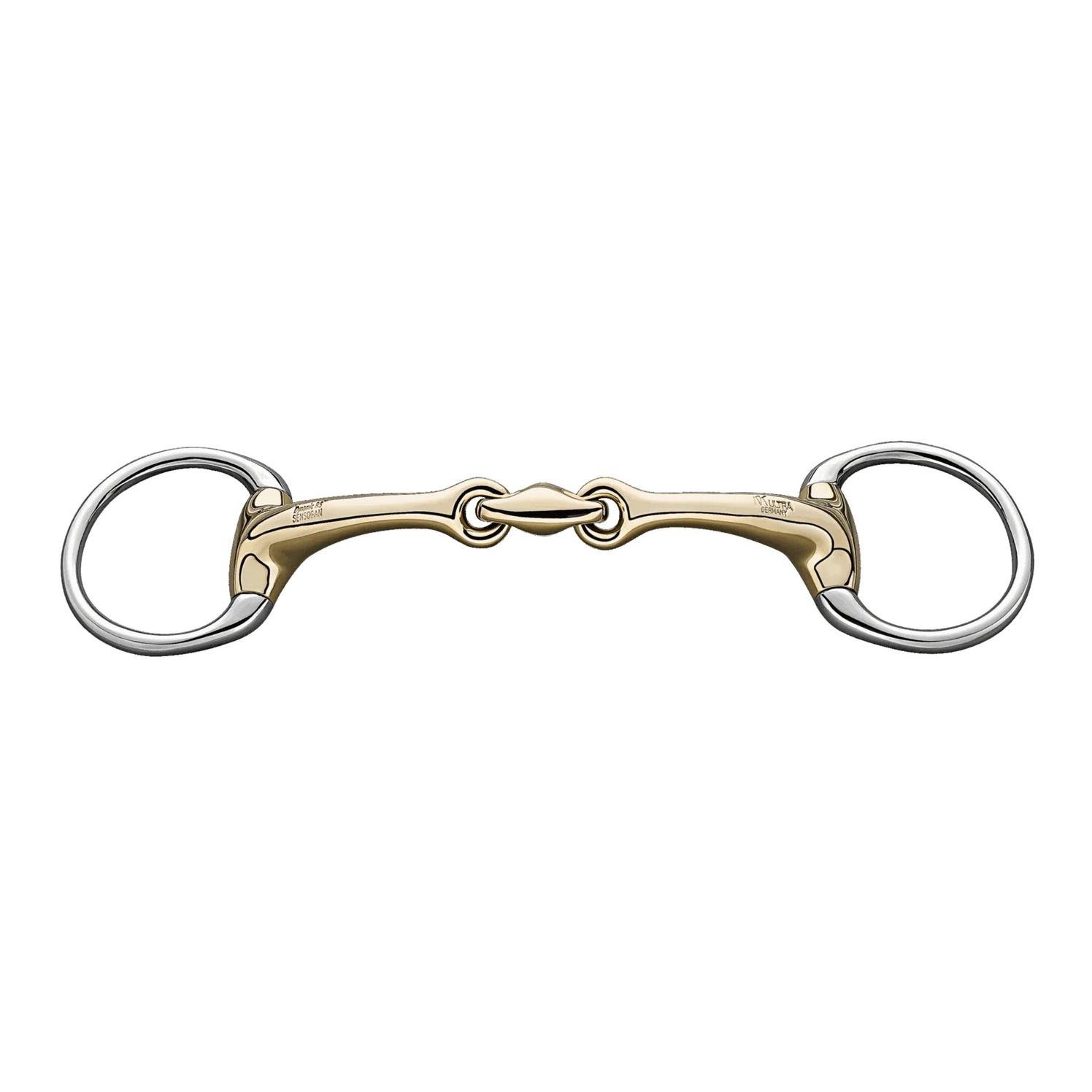 Dynamic RS Olivenkopftrense Unterlegtrense 14 mm doppelt gebrochen - Sensogan