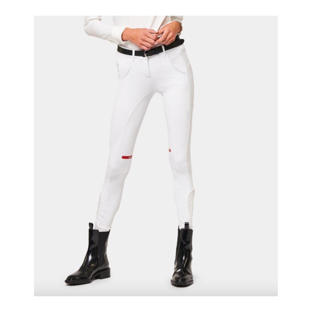 Pantalon d'équitation R2 Performance Jumping pour femmes - blanc