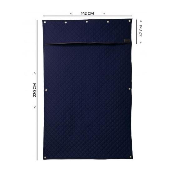 Boxentürvohang "stable curtain" - marineblau Boxentürvohang "stable curtain" - marineblau