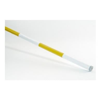 Growi Barres d’obstacles en bois - jaune/blanc