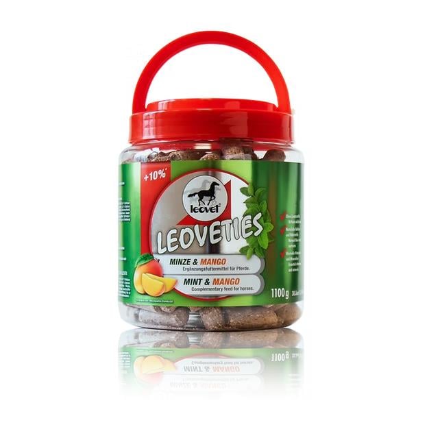 Leoveties in Dose Minze und Mango