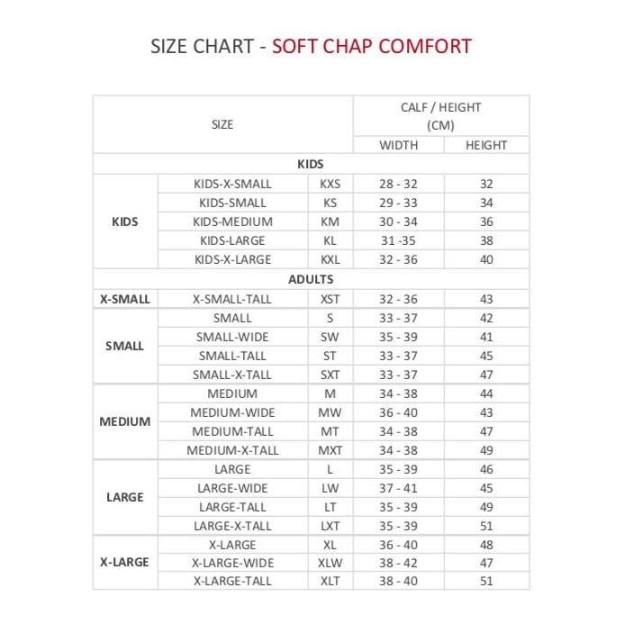 Chaps Soft Comfort Chaps Soft Comfort