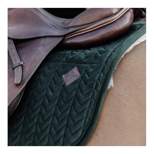 Schabracke Skin Friedly velvet - pine green Schabracke Skin Friedly velvet - pine green
