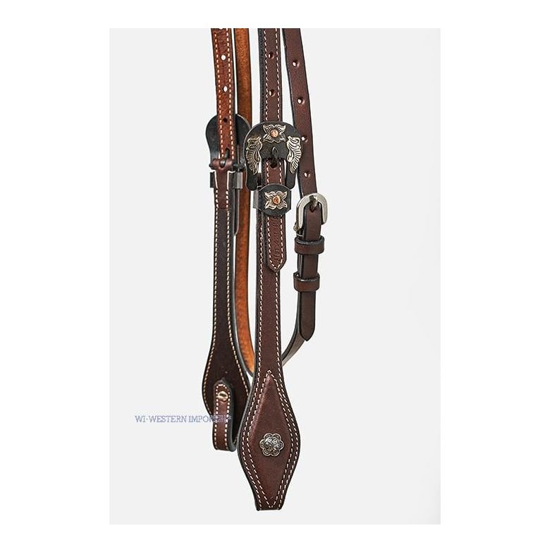 Western Imports Westernzaum mit Flower Buckle