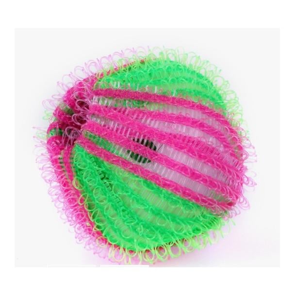 QHP Waschbälle 6er-Set - pink/grün