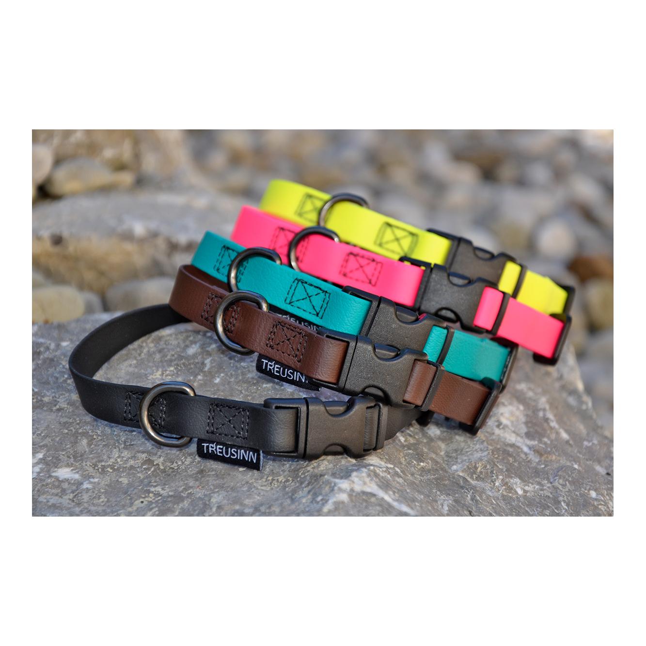 Collier pour chien Biothane STAY - rose fluo Collier pour chien Biothane STAY - rose fluo