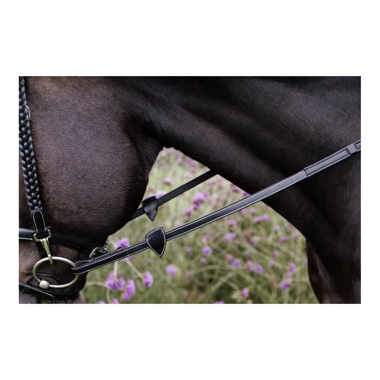 Zügel 1/2 aus Softleder mit 8 integrierten Stopps Zügel 1/2 aus Softleder mit 8 integrierten Stopps
