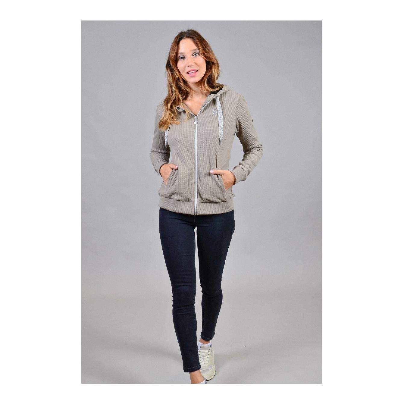 Hoodie Swai Damen - taupe