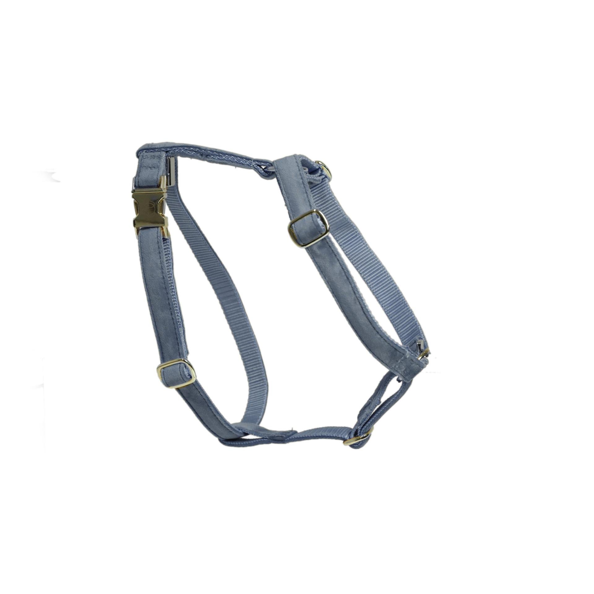 Hundegeschirr Loop Velvet - light blue Hundegeschirr Loop Velvet - light blue