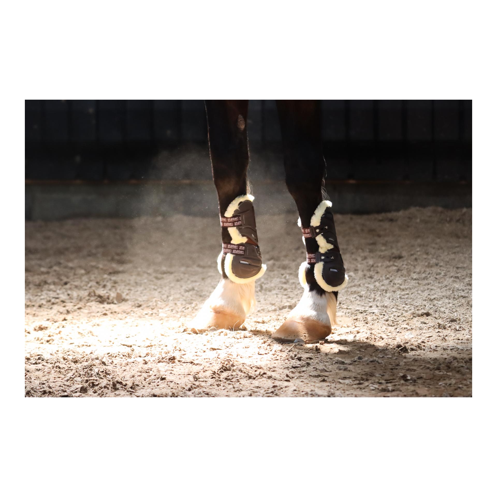 Stübben Gamaschen Hybrid Fleece - braun