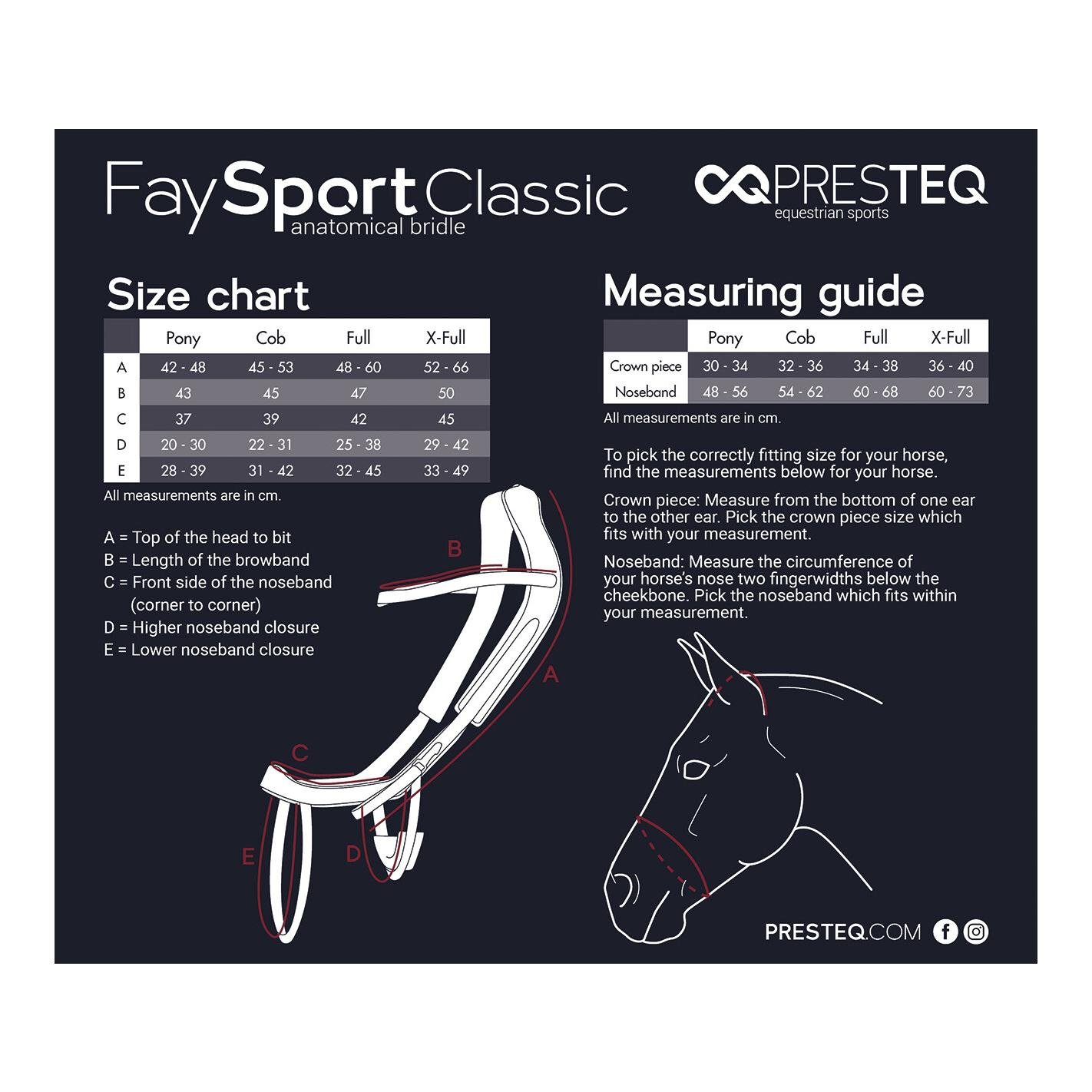 PresTeq Zaumzeug FaySport Classic 
