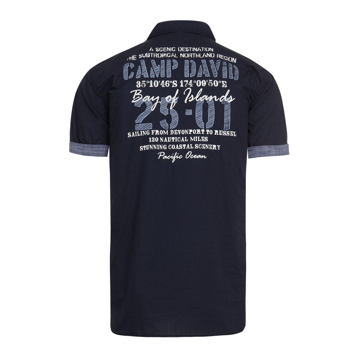 Hemd 1/2 Bay of Island I Herren - blue navy