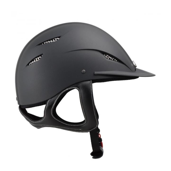Casque d'équitation Easy mat - noir