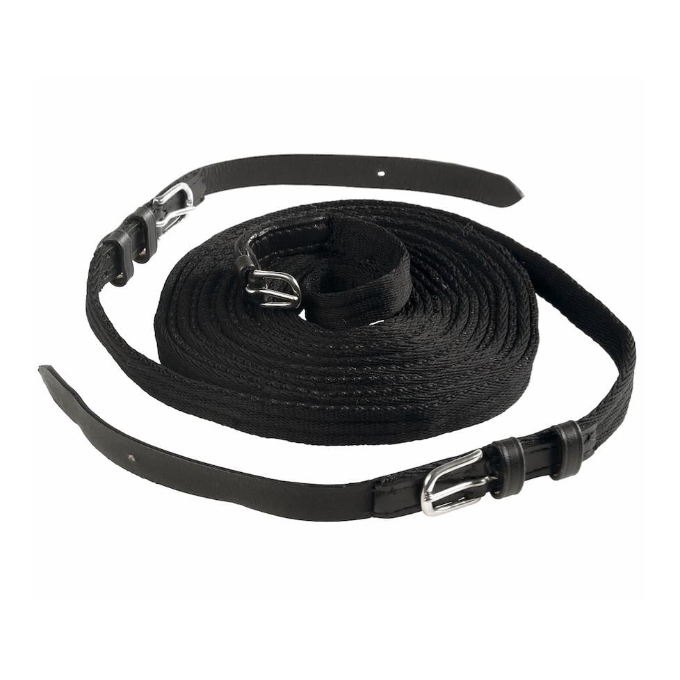 Einspänner-Leine Soft - schwarz