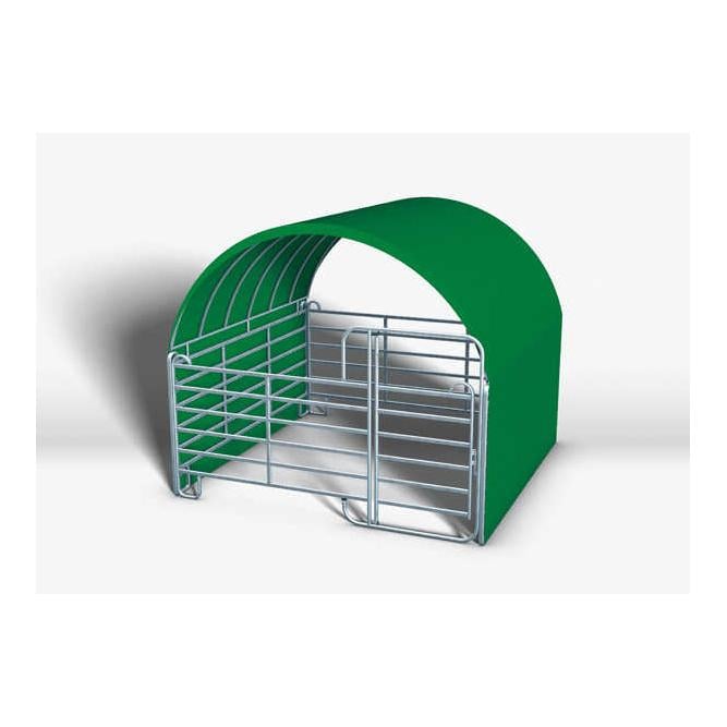 Mobiles Rundbogen Weidezelt 3.60 x 3.60 x 3.25 m