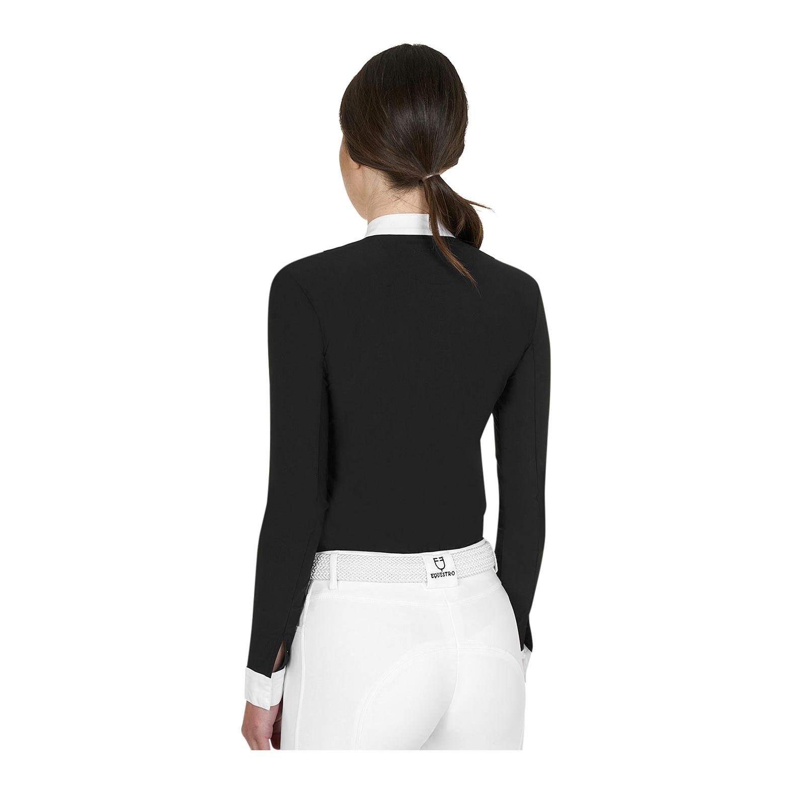 Equestro Turniershirt Invisible Zip Langarm