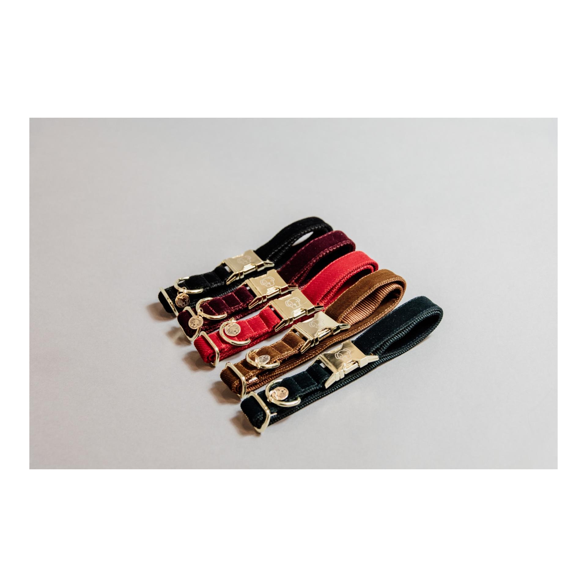 Hundehalsband Corduroy - red Hundehalsband Corduroy - red