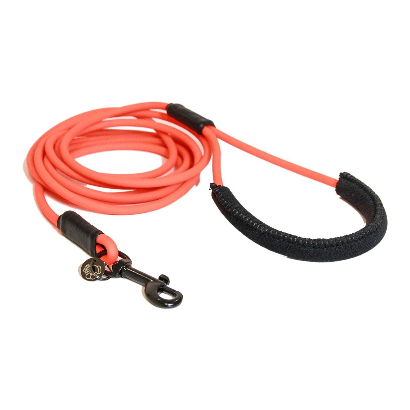 Schleppleine Soft Rubber 5m - neon orange Schleppleine Soft Rubber 5m - neon orange