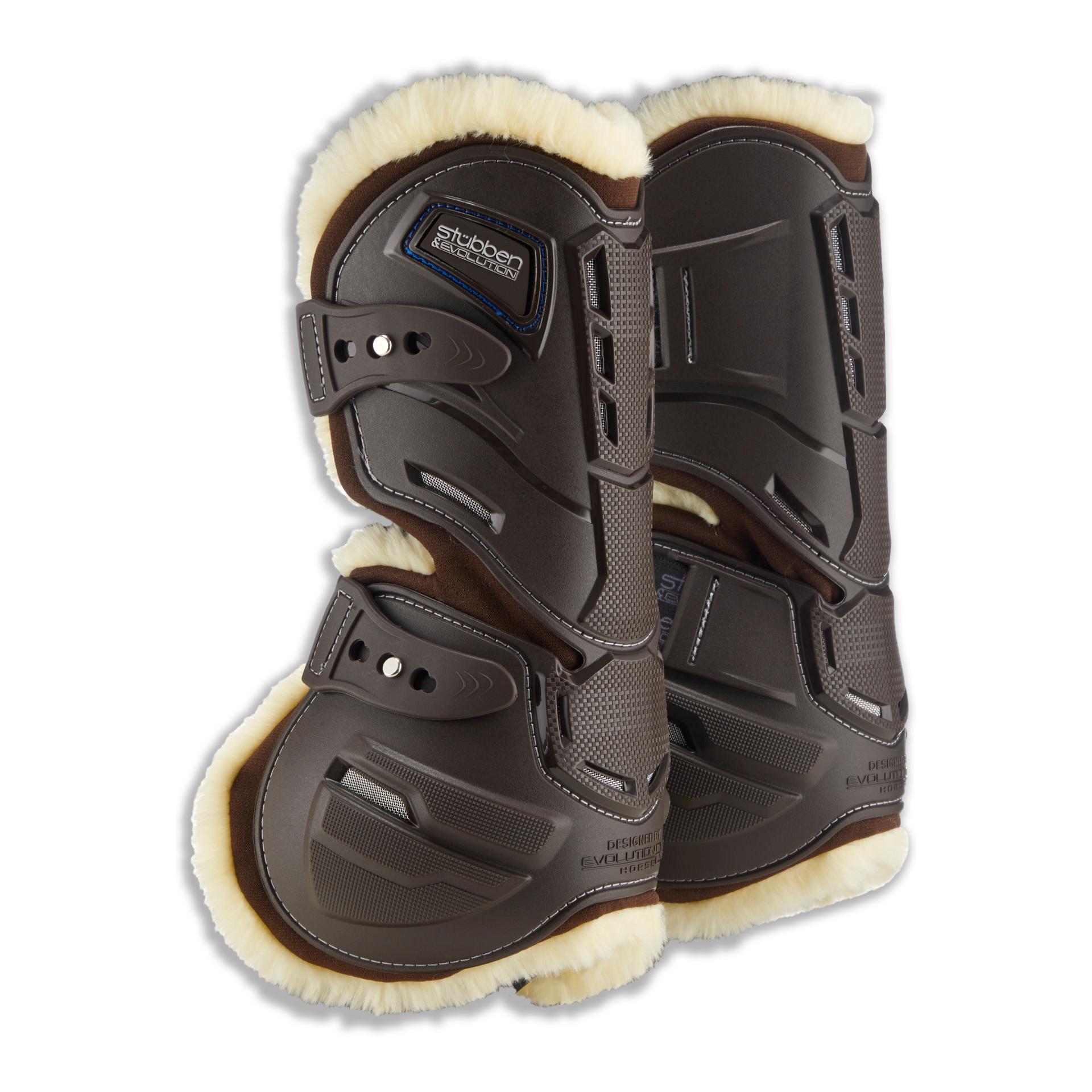 Stübben Gamaschen Hybrid Fleece - braun