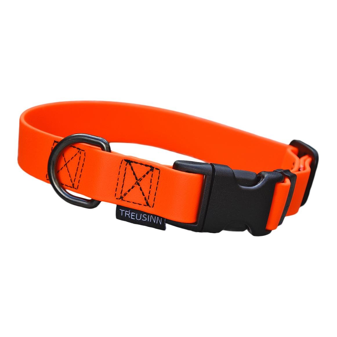 Collier pour chien Biothane STAY - orange fluo Collier pour chien Biothane STAY - orange fluo