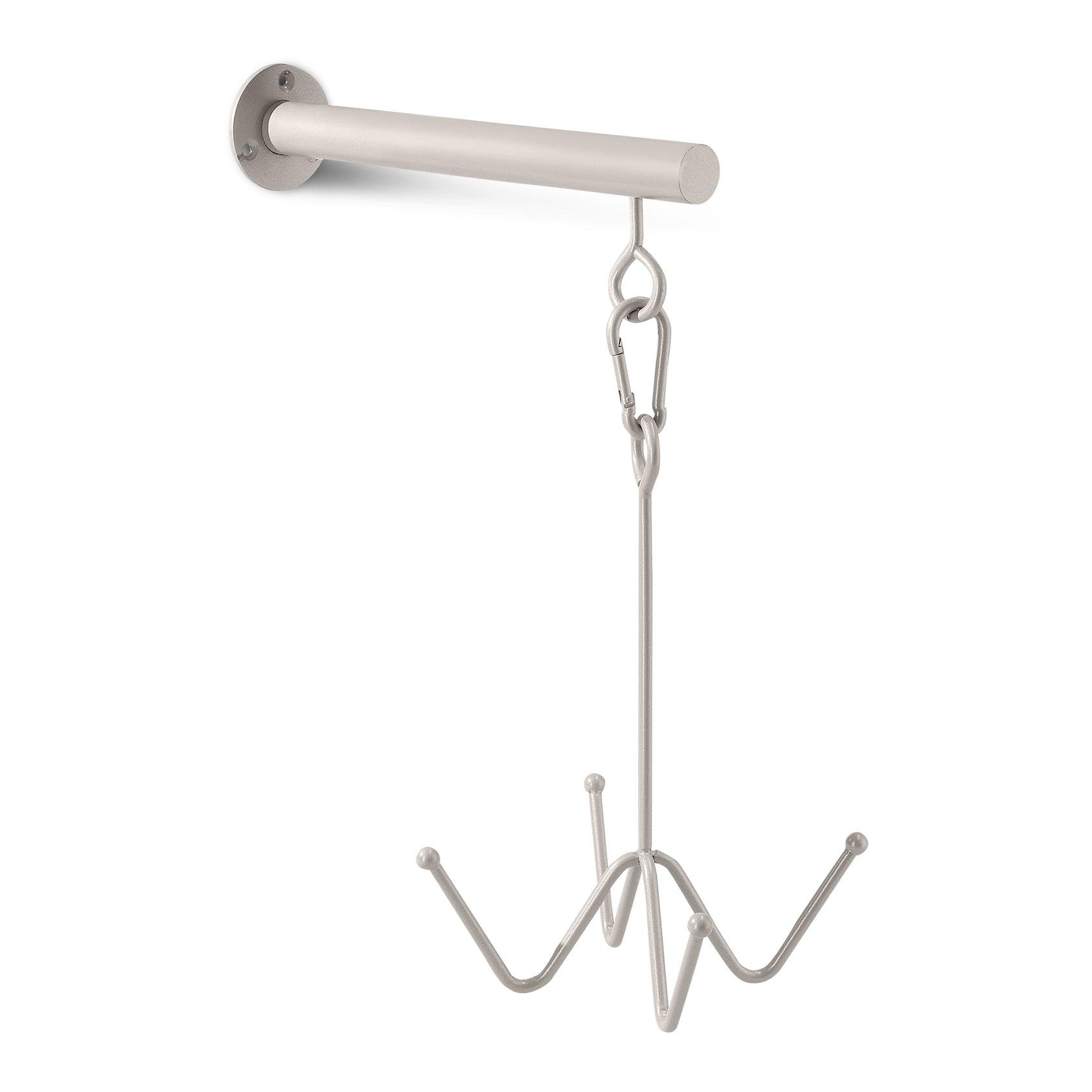 Trensenhalterung mit 4 Haken für die Wandbefestigung