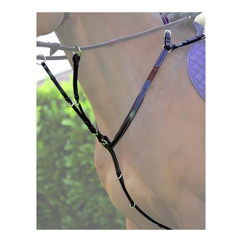 Frontal avec martingale Working Coll. - noir