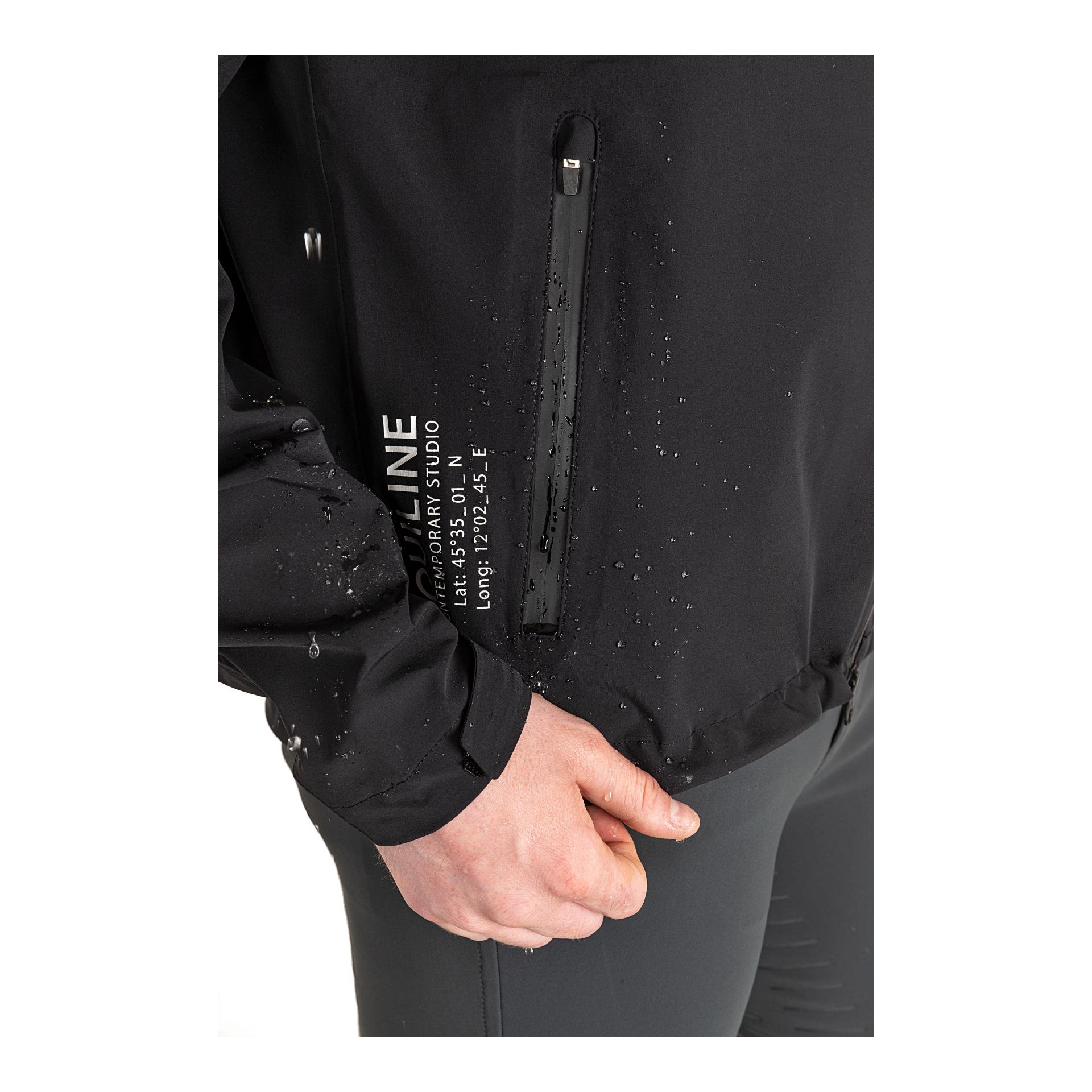Veste imperméable Colinec pour hommes - noir