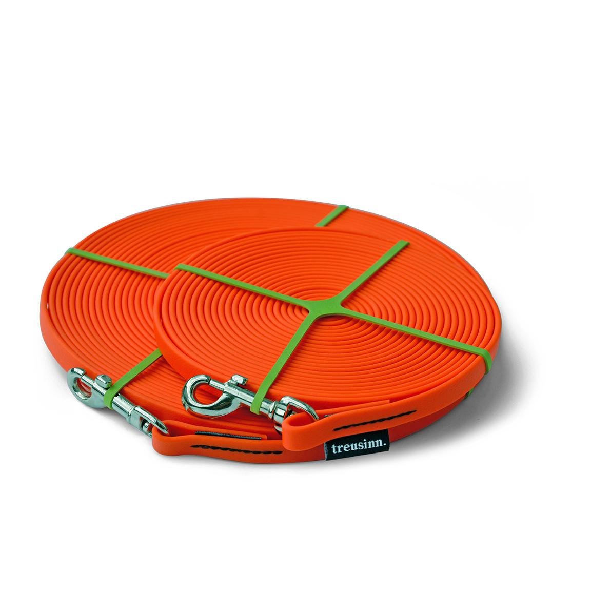 Laisse à pister Biothane STAY - orange fluo Laisse à pister Biothane STAY - orange fluo