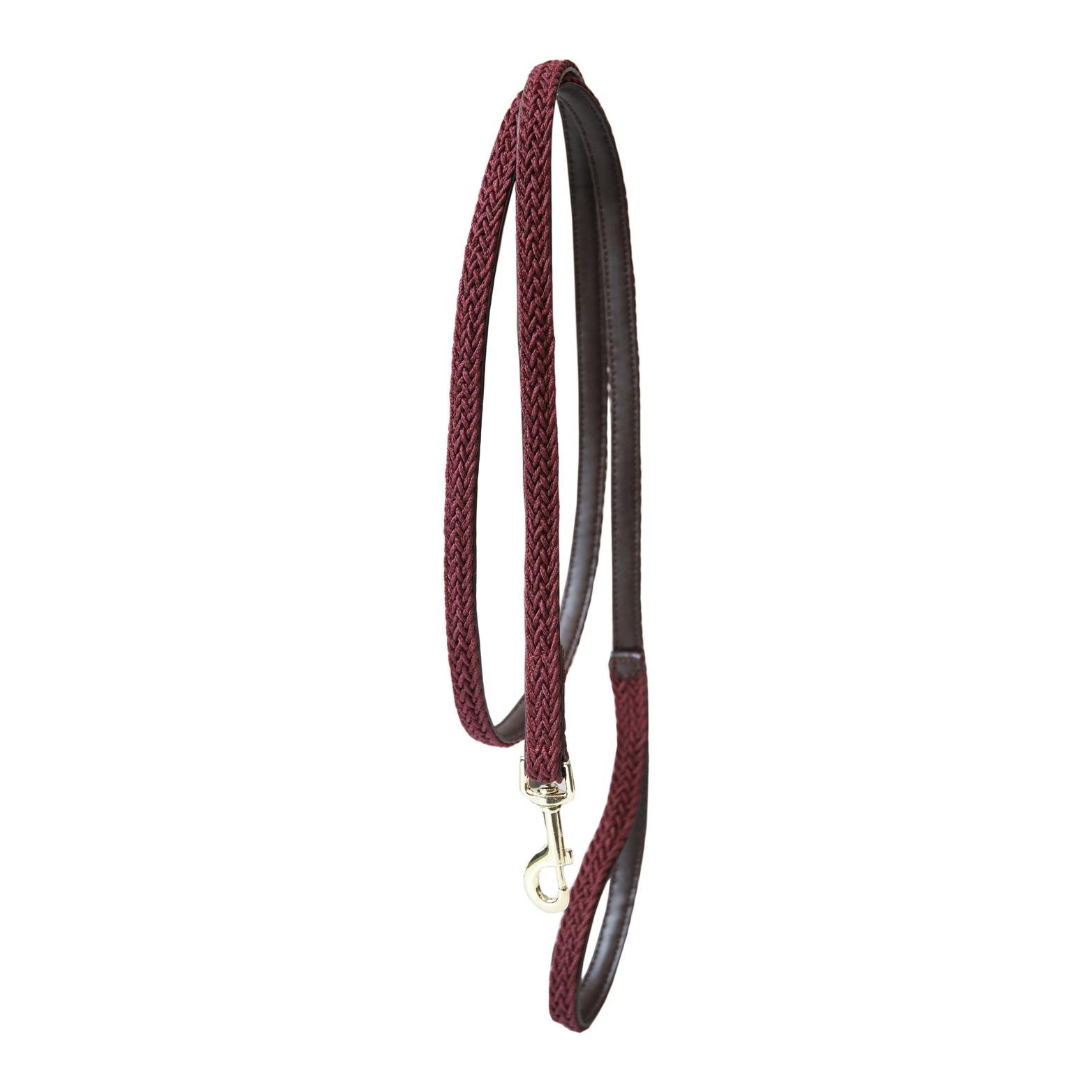 Hundeleine Nylon geflochten - bordeaux Hundeleine Nylon geflochten - bordeaux