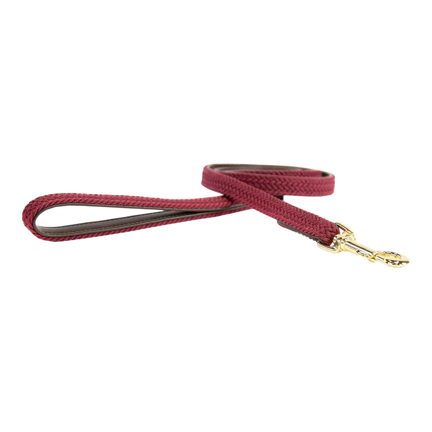 Hundeleine Nylon geflochten - bordeaux Hundeleine Nylon geflochten - bordeaux