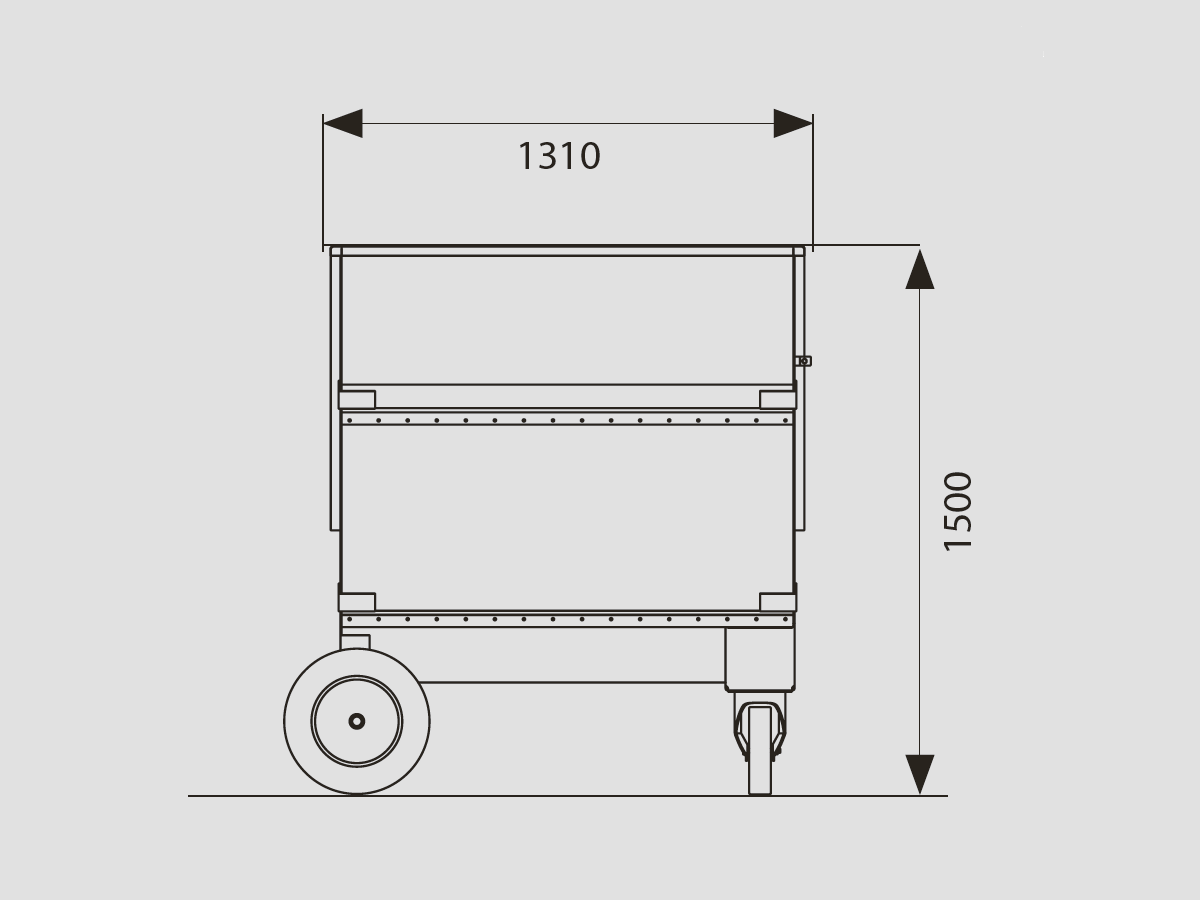 Growi Großraumkuli für Hoflader Euro-Aufnahme