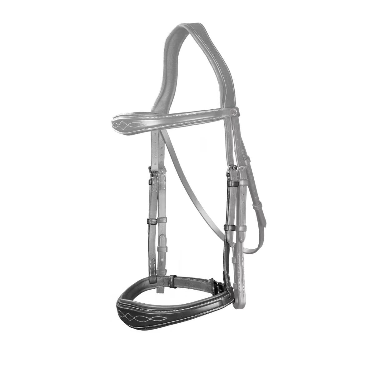 Anatomic noseband without flash Jumping Anatomic noseband without flash Jumping