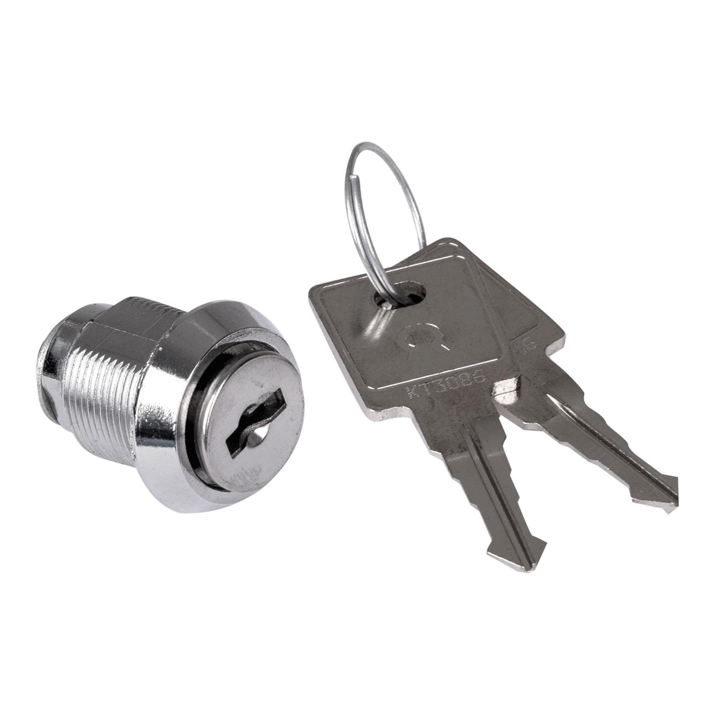 Waldhausen Zylinderschloss für Sattelschrank & Aufsatzschrank - Silber -