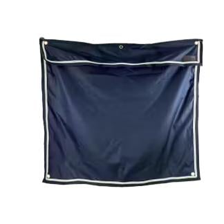Kentucky Boxenwandvorhang wasserdicht classic kurz Taille: 135x125 cm, Couleur: Marine