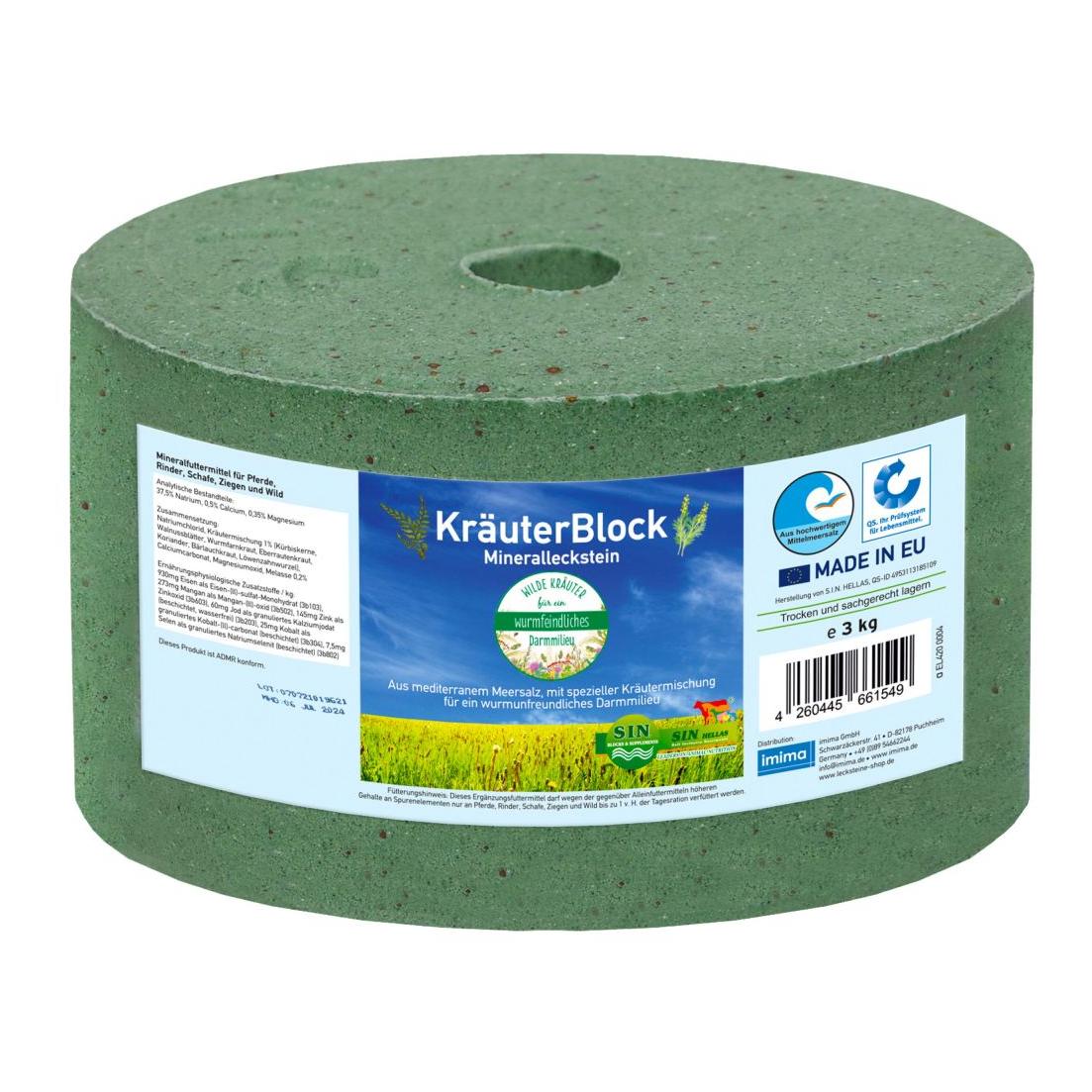 Kräuter-Mineralleckstein