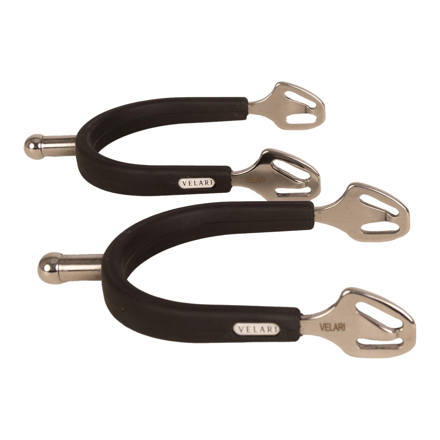 Sporen aus Edelstahl mit Gummi - Kugelförmig